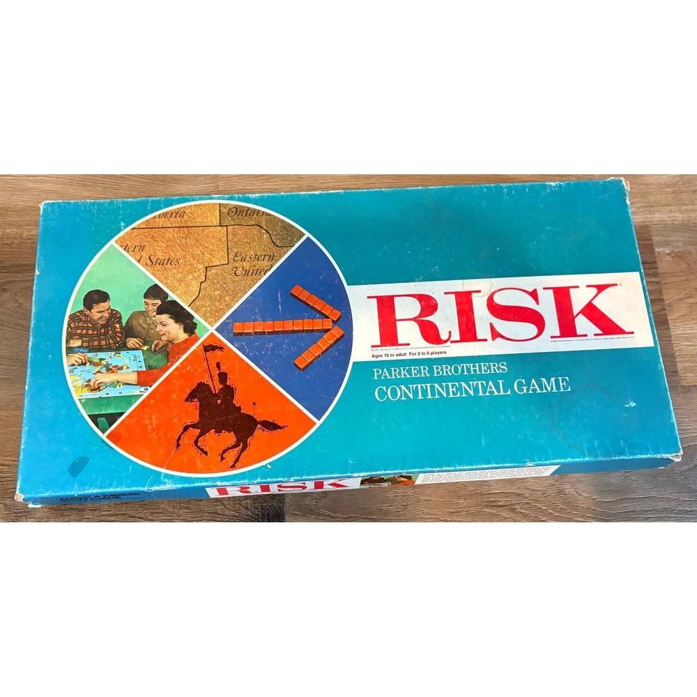 Vintage Risk Board Game‎ 1959-1963 Edition Parker Brothers COMPLETE!
